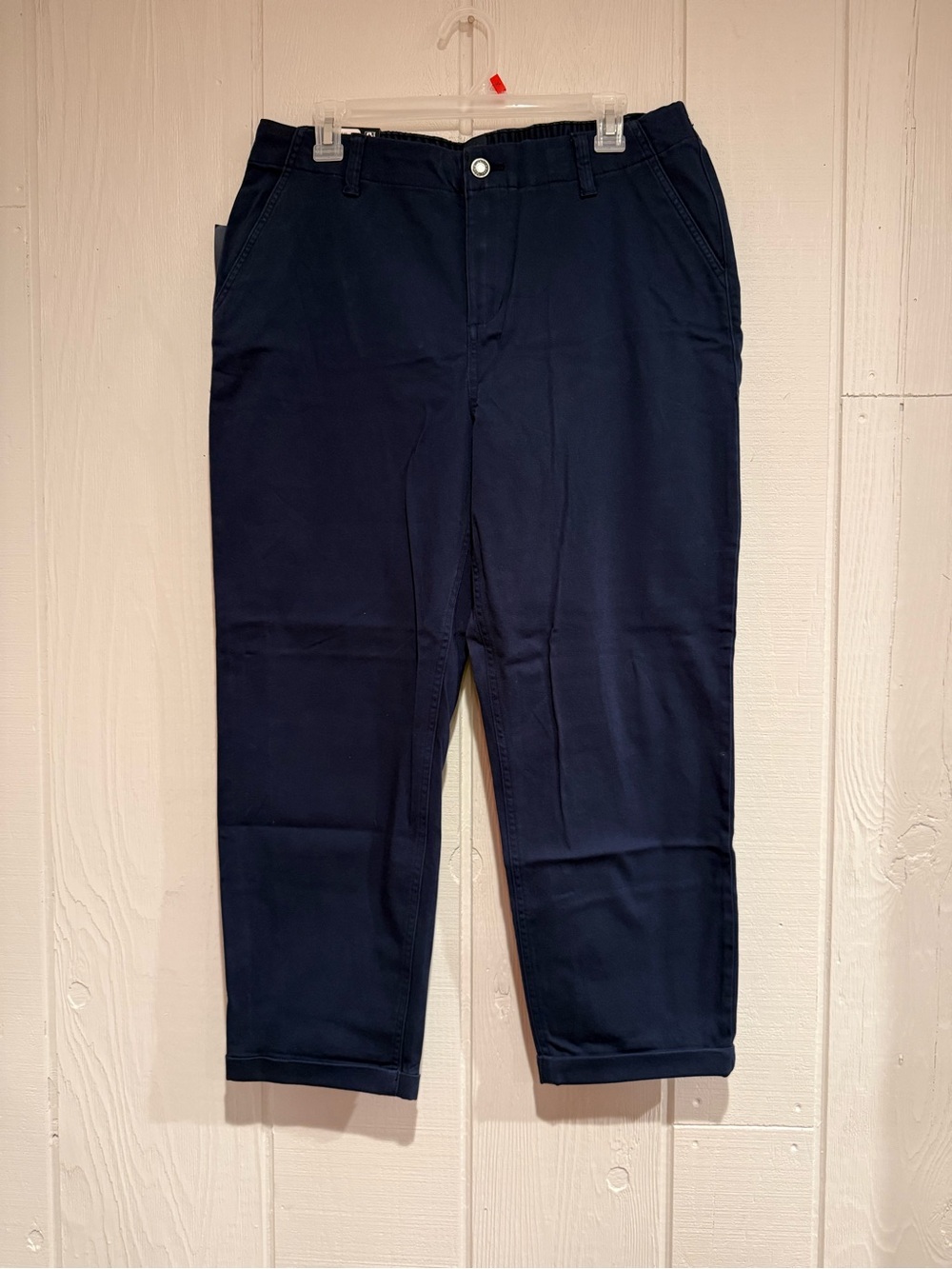 GAP Women's Navy Classic Twill Pants
